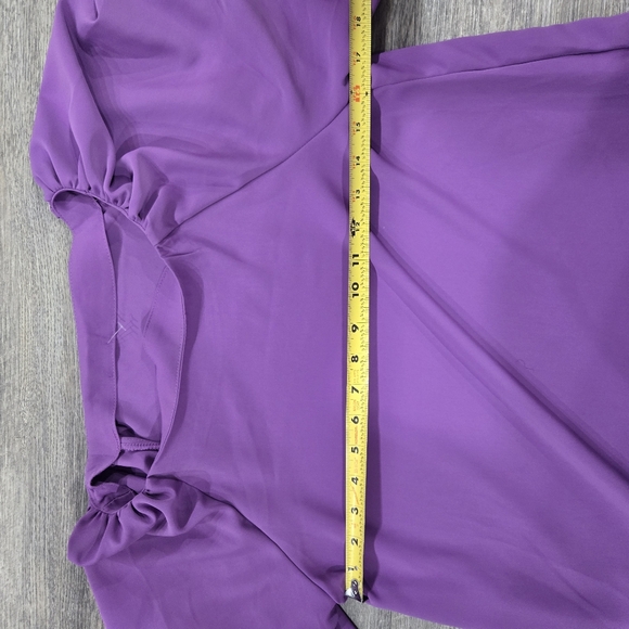 ๐ข Cute Violet ๐ Blouse Size S NWOT. - Picture 11 of 12